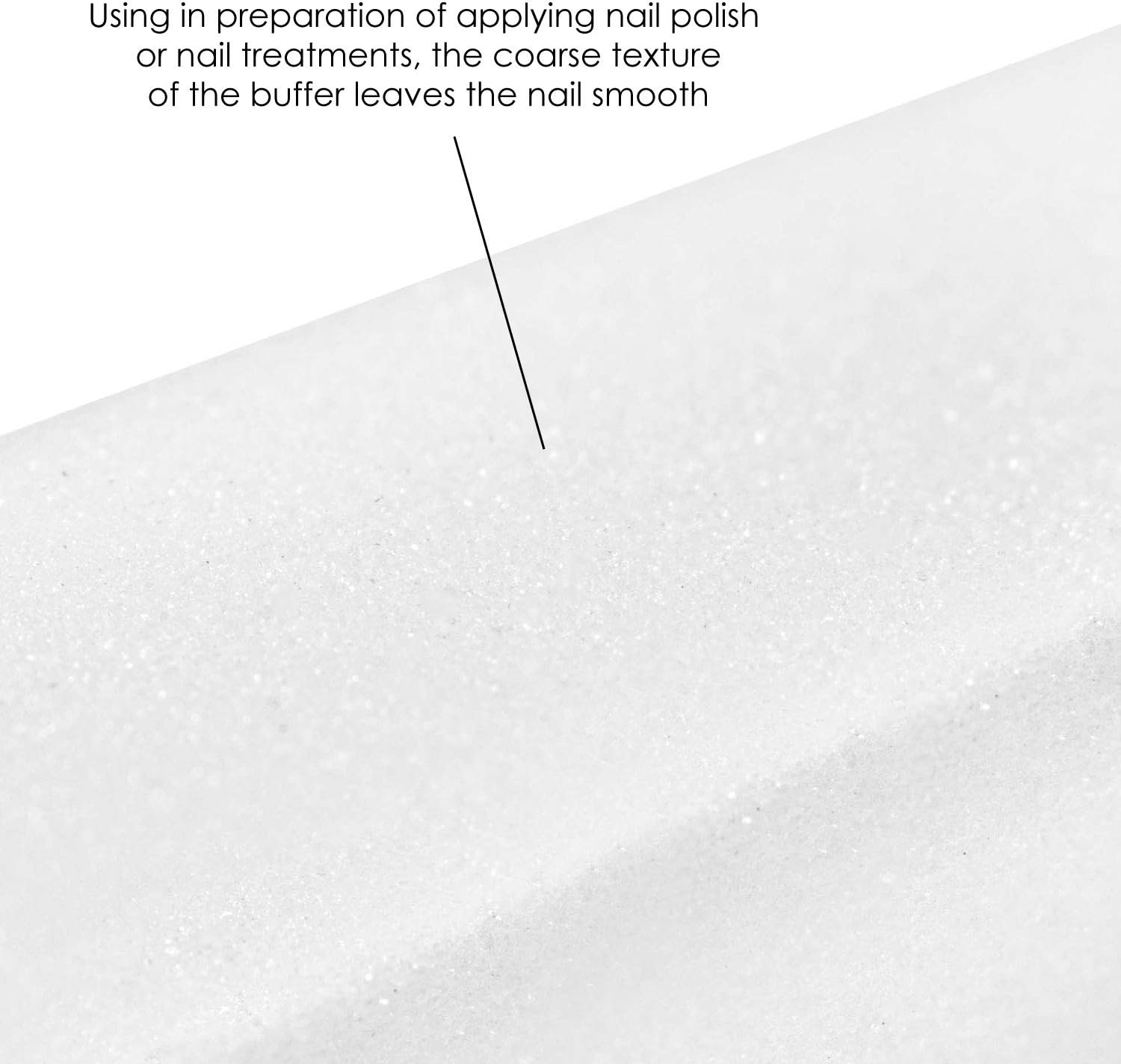TRIXES Pack of 10 Nail Buffer Blocks White for Natural and Acrylic Nails image number 5