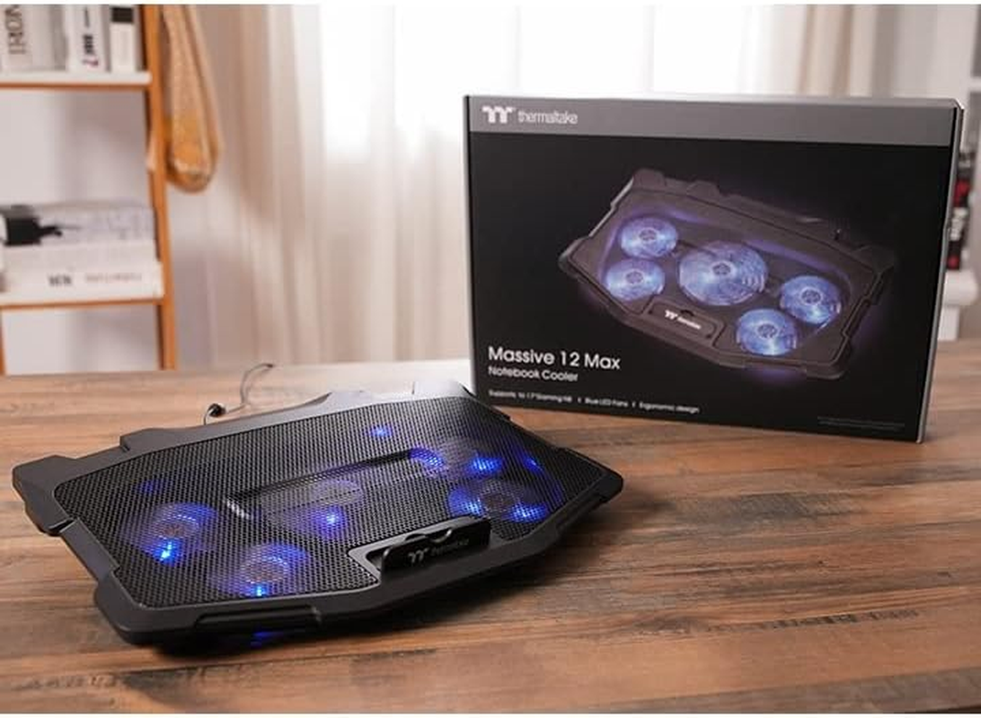 Thermaltake Massive 12 Max Notebook Cooler, CL-N018-PL12BU-A image number 4