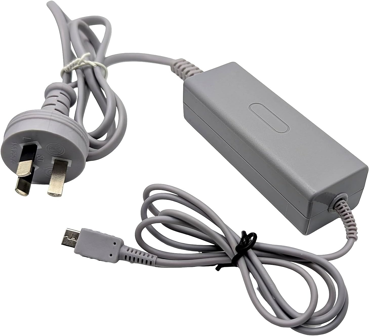 AC Power Charger Cable / Charging Lead for Nintendo Wii U Gamepad Controller AU Plug image number 5