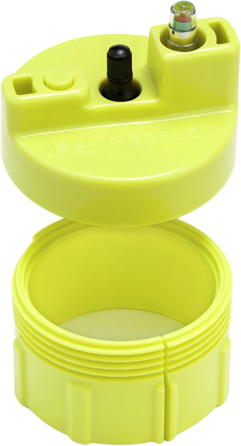 BALL RESCUER: Tennis/Padel Ball Life Extender &ndash; Converts Plastic Tennis/Padel Ball Containers to a 30 Psi Ball Pressurizer &ndash; Needs a Bicycle Pump to Pressurize (Ball Container and Pump Not Included). image number 6