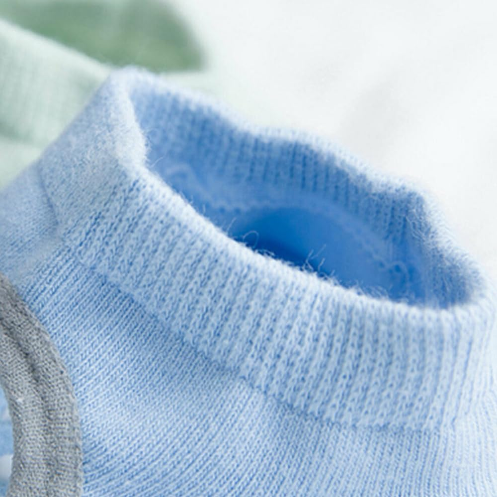 1Pairs Black Yoga Socks Non Slip Massage Pilates Ballet Sock with Grip Exercise Gym - Beam Green image number 3