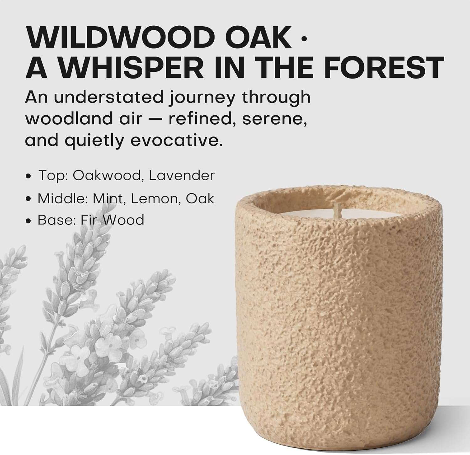 Jueone Scented Candles for Home, Natural Soy Wax Candle Gift, Non-Toxic Cement Jar Candles, Luxury Aromatherapy for Stress Relief, Highly Scented, Housewarming Gifts, Home Fragrance image number 6