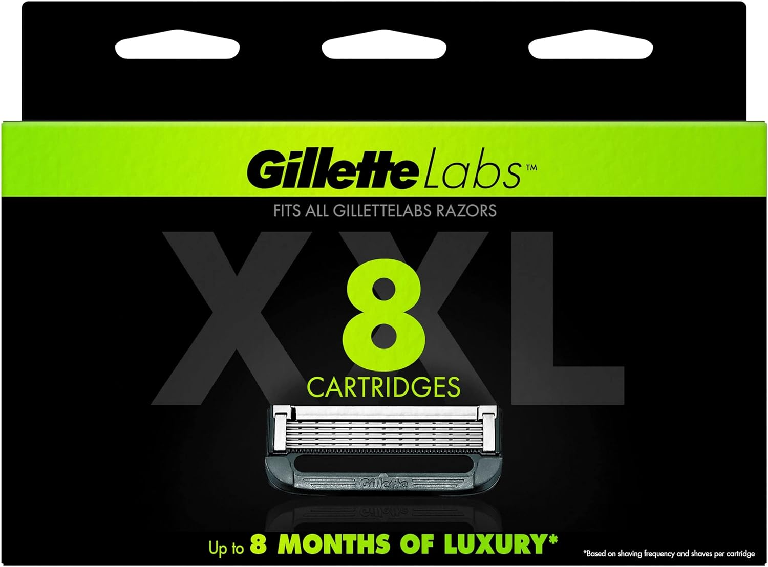 Gillette Labs Razor Blade Refills (Pack of 8) image number 1