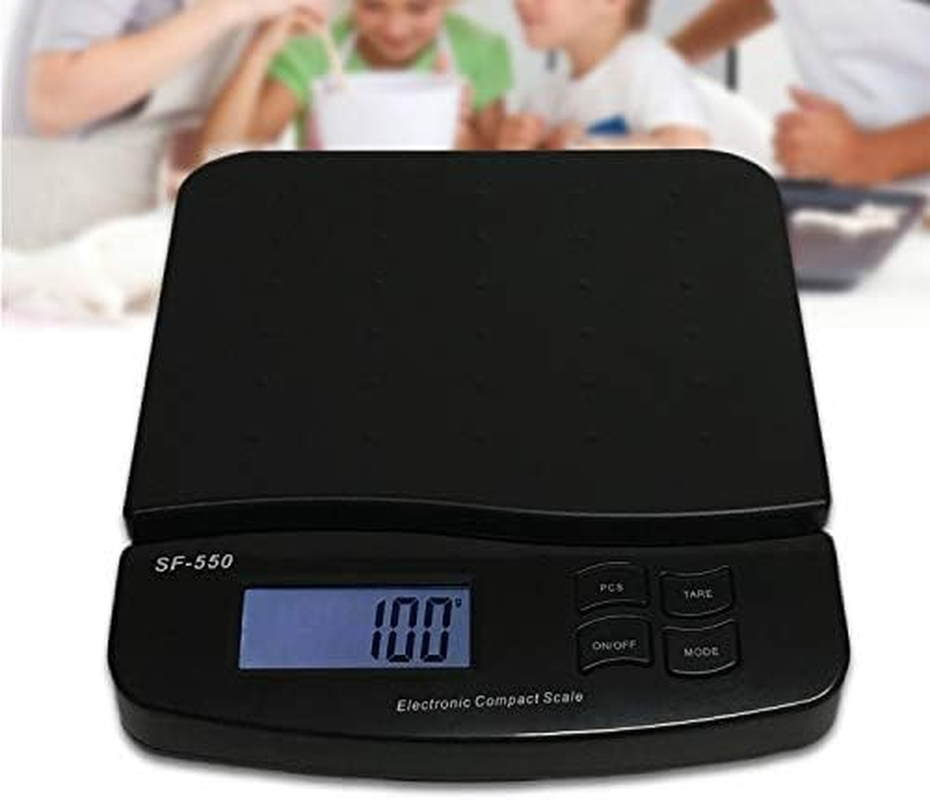 LCD Digital Scale Electronic 25Kg 1G Battery Operated Super Precise Accurate Reliable Coffee Scale Quick Responses for Weighing Spice Gold Medication Cake Home Kitchen Food (Black) - Black image number 5