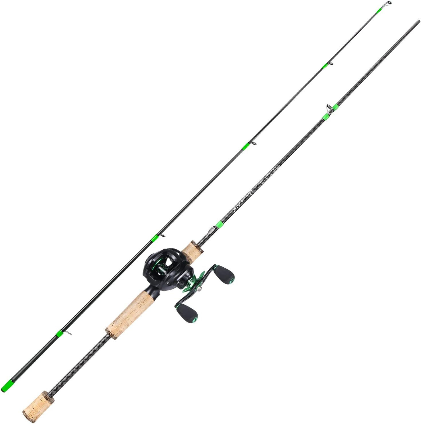 Sougayilang Fishing Rod Reel Combo, Fast Action 2 Pieces Fishing Pole with Baitcasting Reel image number 5