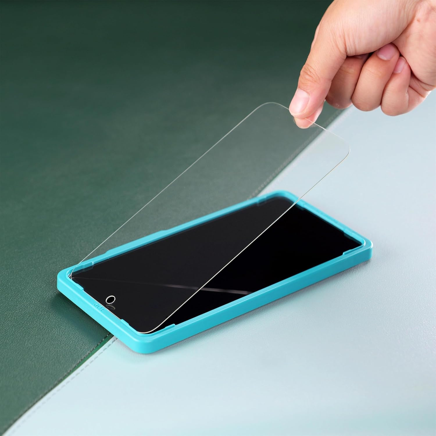 Ibywind for Xiaomi Poco F7 5G Screen Protector,2 Pcs Tempered Glass,With 1Pc Camera Lens Protection,1Pc Back Film,Anti-Scratch,Bubble Free image number 5