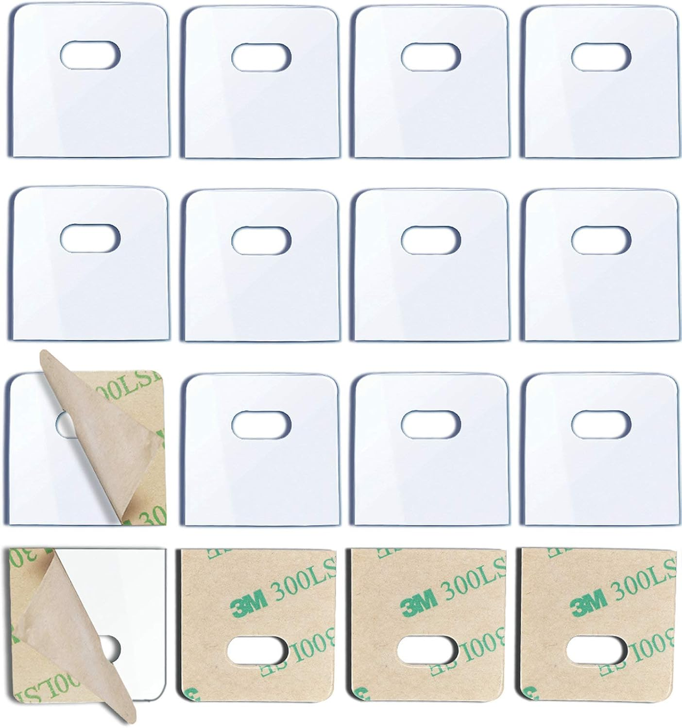 SOGEWO (16 Set/32 Pieces) Clear Vertical Blind Repair Tabs, Vertical Blinds Tabs/Blind Fixers for Vertical Blinds Replacement Slats & Parts image number 3