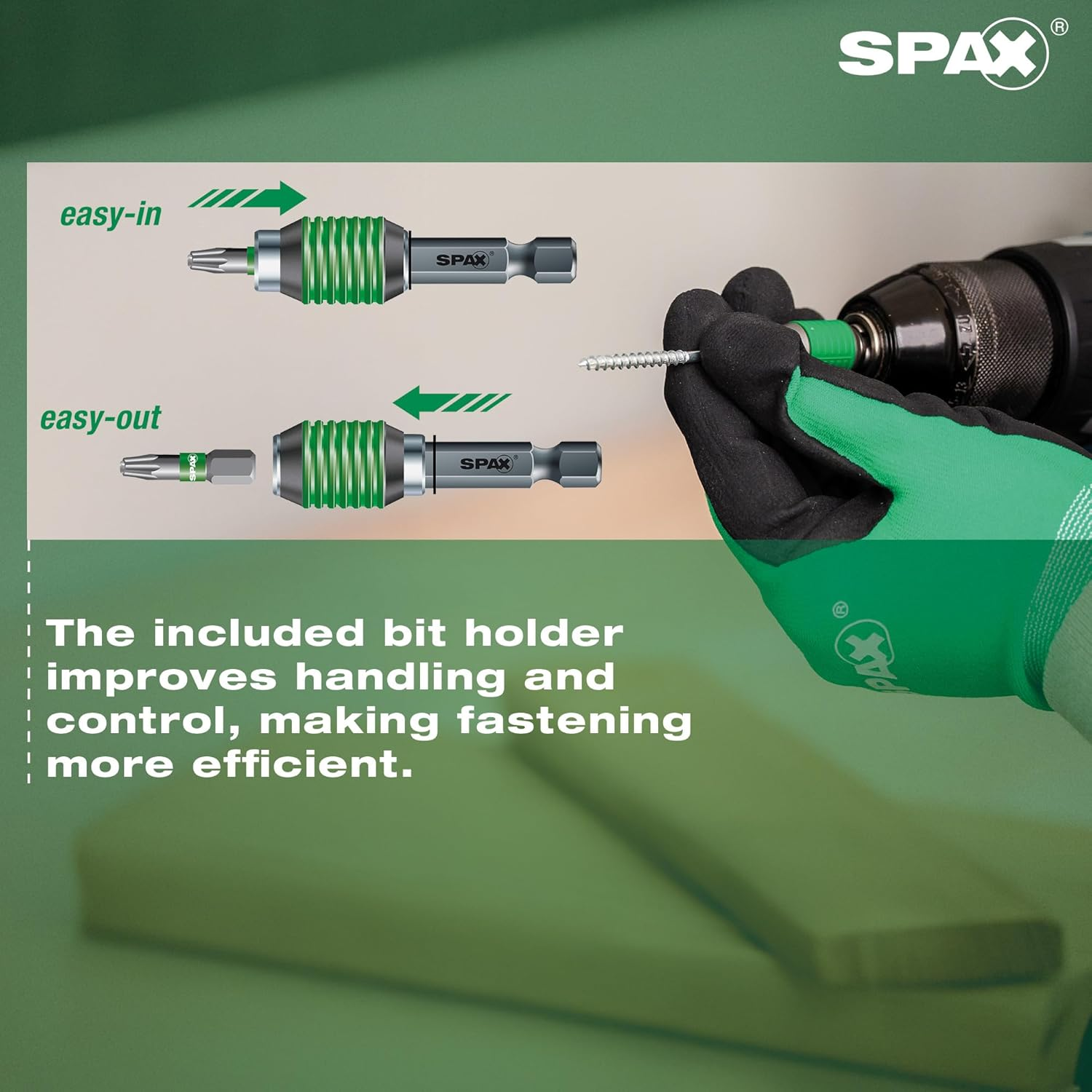 SPAX BITBOX T-STAR plus Screwdriver Bit Set - 6 Bits: T10, T15, T20, T25, T30, T40 with Quick-Change Bit Holder - 4000007899019 image number 4