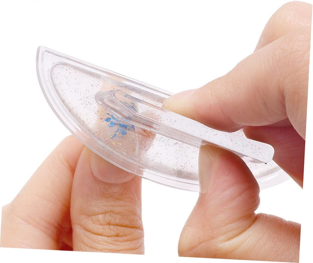 SHERCHPRY 1 Set Portable Household Nail Art Stamp Kit Multi Function DIY Nail Stamper with Jelly White Silicone Templates for Daily Use Easy Operation image number 5