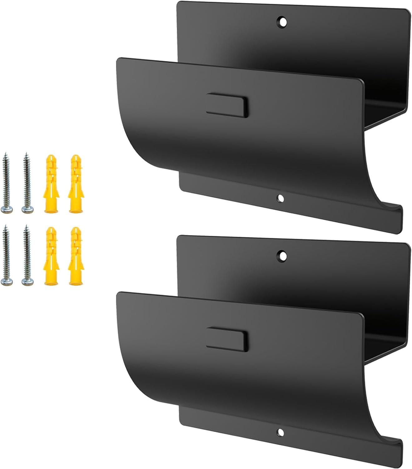 Juformin Heavy-Duty Ladder Hanger-Wall Mount Ladder Hooks for Storage-Wheelbarrow Hangers for Garage Wall-2 Pack image number 6