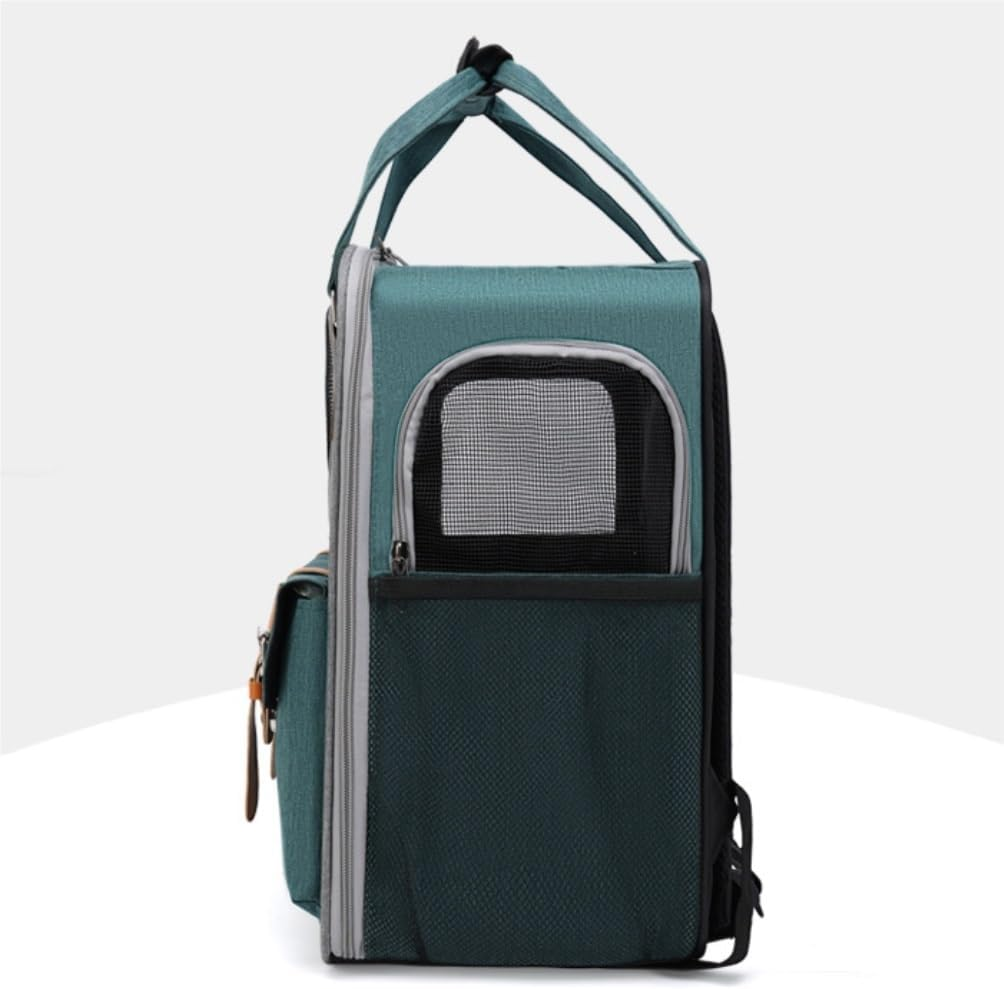 Cat Bag Dog Carrier Pet Carrier Pet Carriers Breathable Mesh Dog Backpack Foldable Large Capacity Cat Carrying Bag Outdoor Travel Pet Supplies Bag Cat Carrier Pet Bag Carrier(Color:A) image number 1
