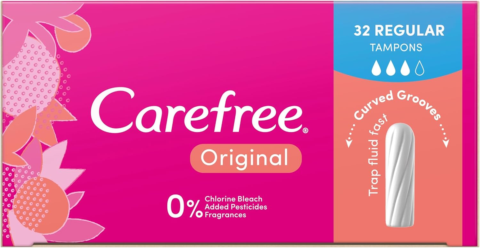 Carefree Standard Original Regular Tampon (Pack of 32) image number 4
