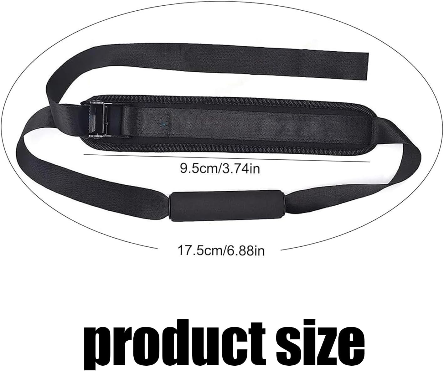 WEZCHUGHAOL Resistance Band Hamstring Curl Strap, Home Fitness Exercise Band, Adjustable Hamstring Roll Strap Assisted Sports Equipment for Leg Strength, Workout Resistance image number 2