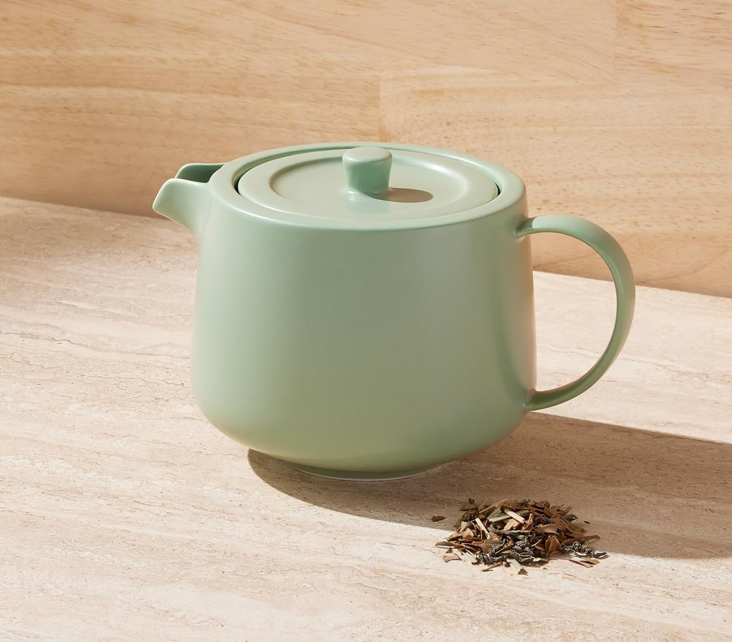 Maxwell & Williams Cafe Life Teapot with Infuser 500ML Seafoam Gift Boxed image number 6