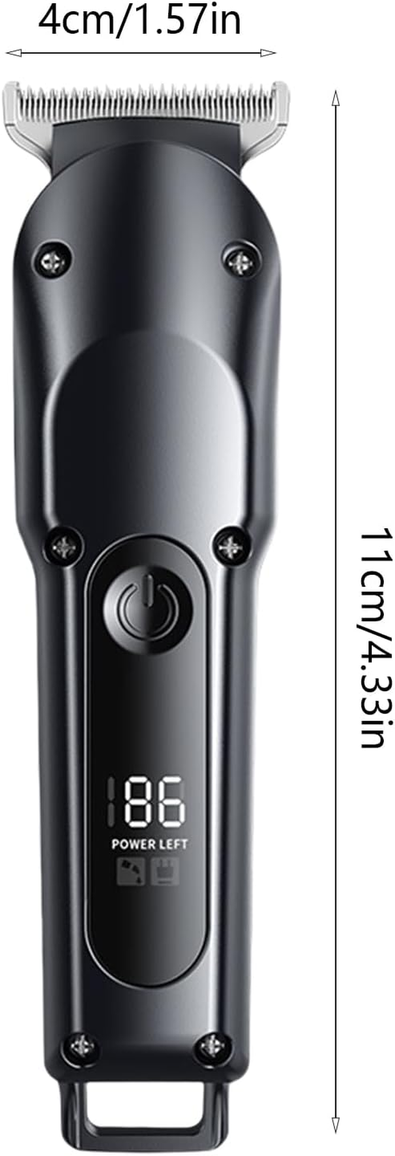 Trimmer for Men | Cordless Barber Clippers Rechargeable,Electric Cordless Haircut Machine Grooming Accessories for Travel Indoor Outdoor Home Salon Barber Shop image number 4