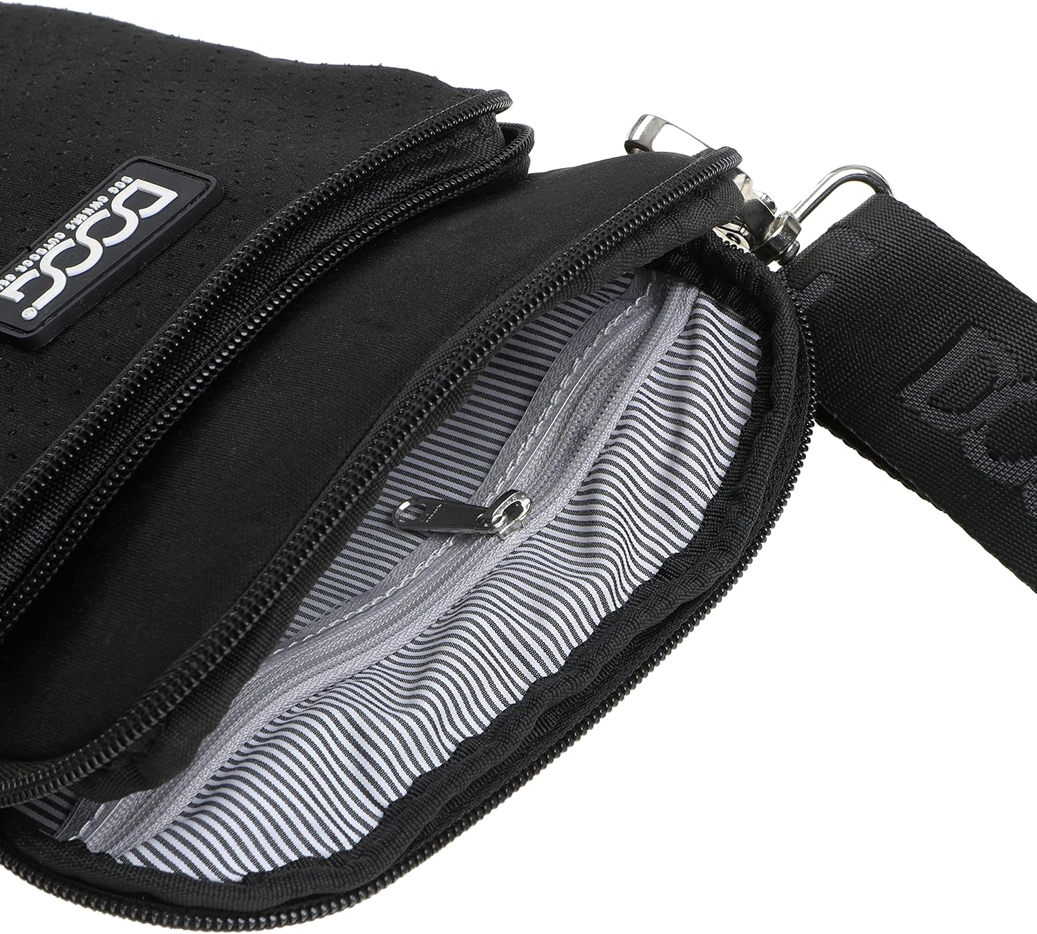 DOOG | Walkie Bag | Adjustable Shoulder Bag with Poo Bag Compartment and Water Bottle Compartment | Neaosport Black (NSWB01) - Green image number 3