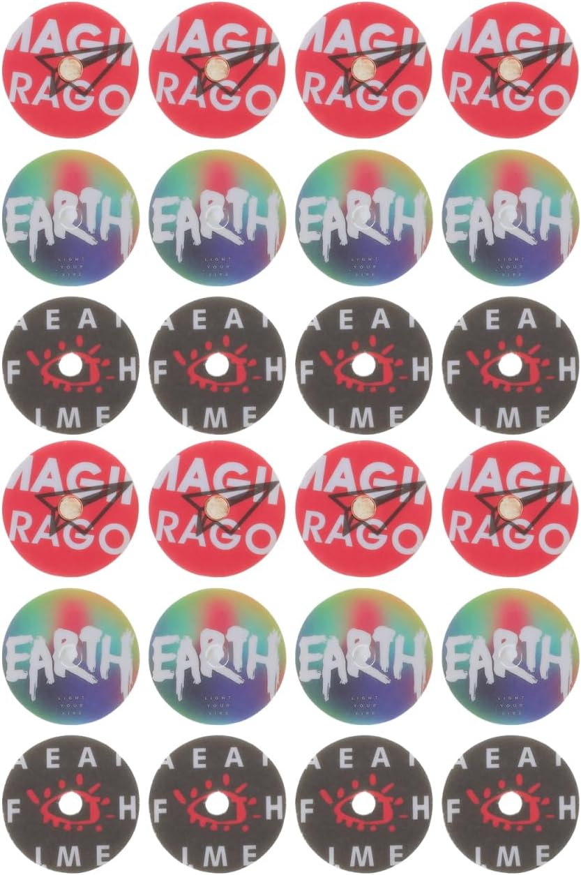 Vaguelly 24 Pcs Car Air Freshener Discs, Aromatherapy Refill Pads for Record Player, Fragrance, Pe Material, Assorted Colors, 3.5Cm Diameter, Ideal for Driving and Relaxing image number 3