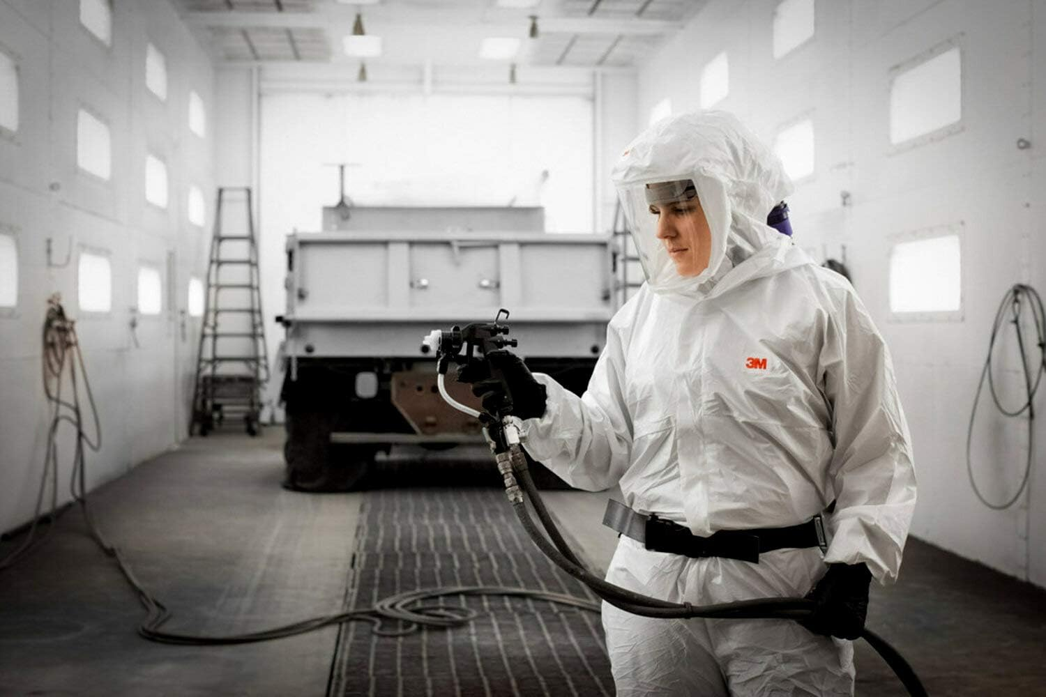 3M Performance Industrial Spray Gun Starter Kit, 26878, Includes PPS Series 2.0 Paint Spray Cup System, 12 Replaceable Nozzles in for Pressure and Gravity Painting, Whip Hose, Air Control image number 1