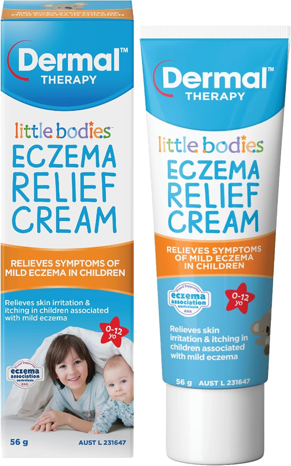 Dermal Therapy Little Bodies Eczema Relief Cream for Babies & Children, Relieves Mild Eczema & Dermatitis Symptoms, with Calendula Officinalis & Aloe Vera, Gentle Skin Care for Sensitive Skin | 56G image number 4