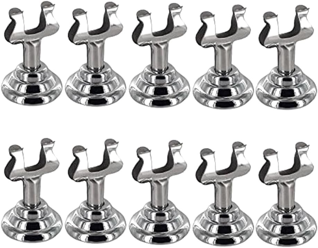 Label Clip Metal Pack of Wedding Place Card Table Numbers Holders for Restaurants, Cafes and Cake Shops
