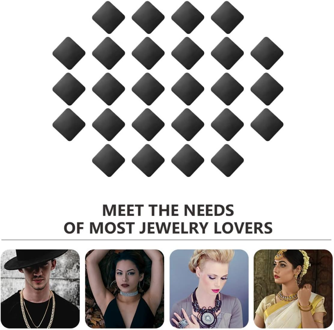 100Pcs anti Tarnish Strips Jewelry Storage Non Abrasive anti Tarnish Labels Necklace Bracelet Earring Flatware Electronics image number 2