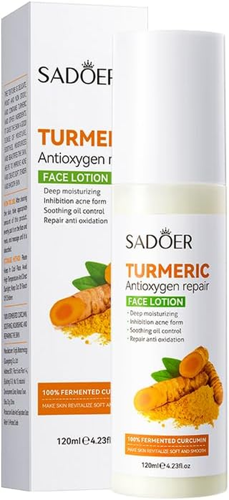 Turmeric Antioxidant Repair Face Lotion, Moisturising, Soothing,120Ml image number 3