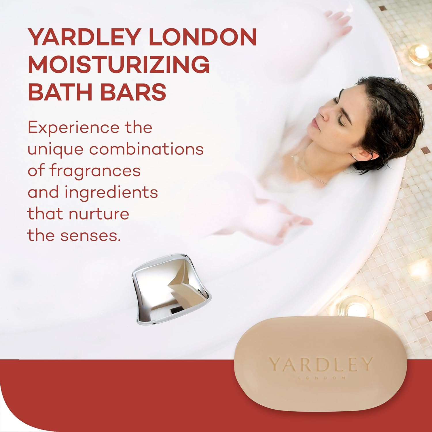 Yardley London Cocoa Butter Naturally Moisturizing Bath Bar, 4.25 Ounce image number 5