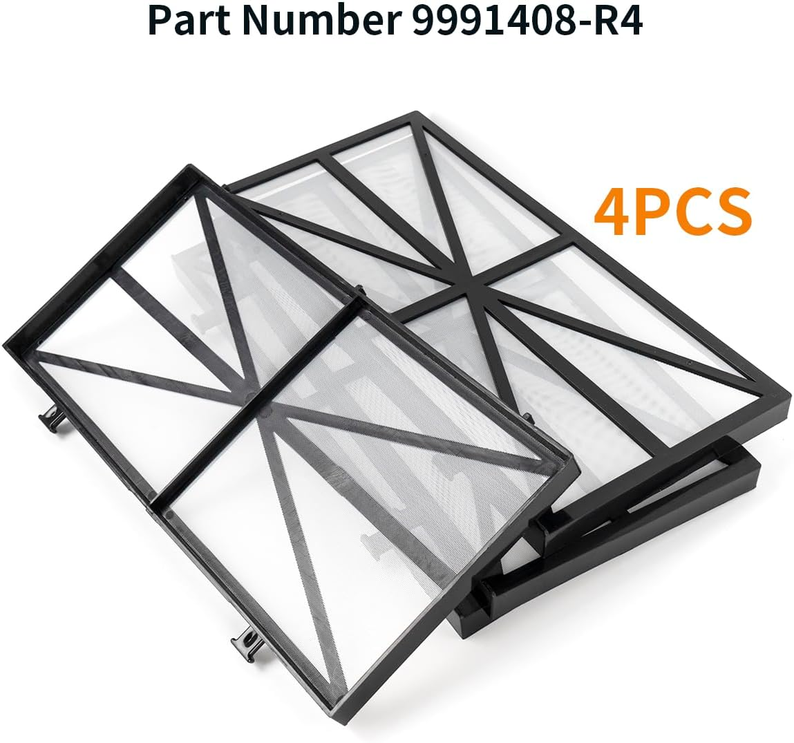 Wuyan 4 Pack Ultra-Fine Cartridge Filter Compatible with Dolphin DX6, Wave 75, Edge, Quest,Dx5+S Pool Cleaner Filter,Part 9991408-R4 image number 2