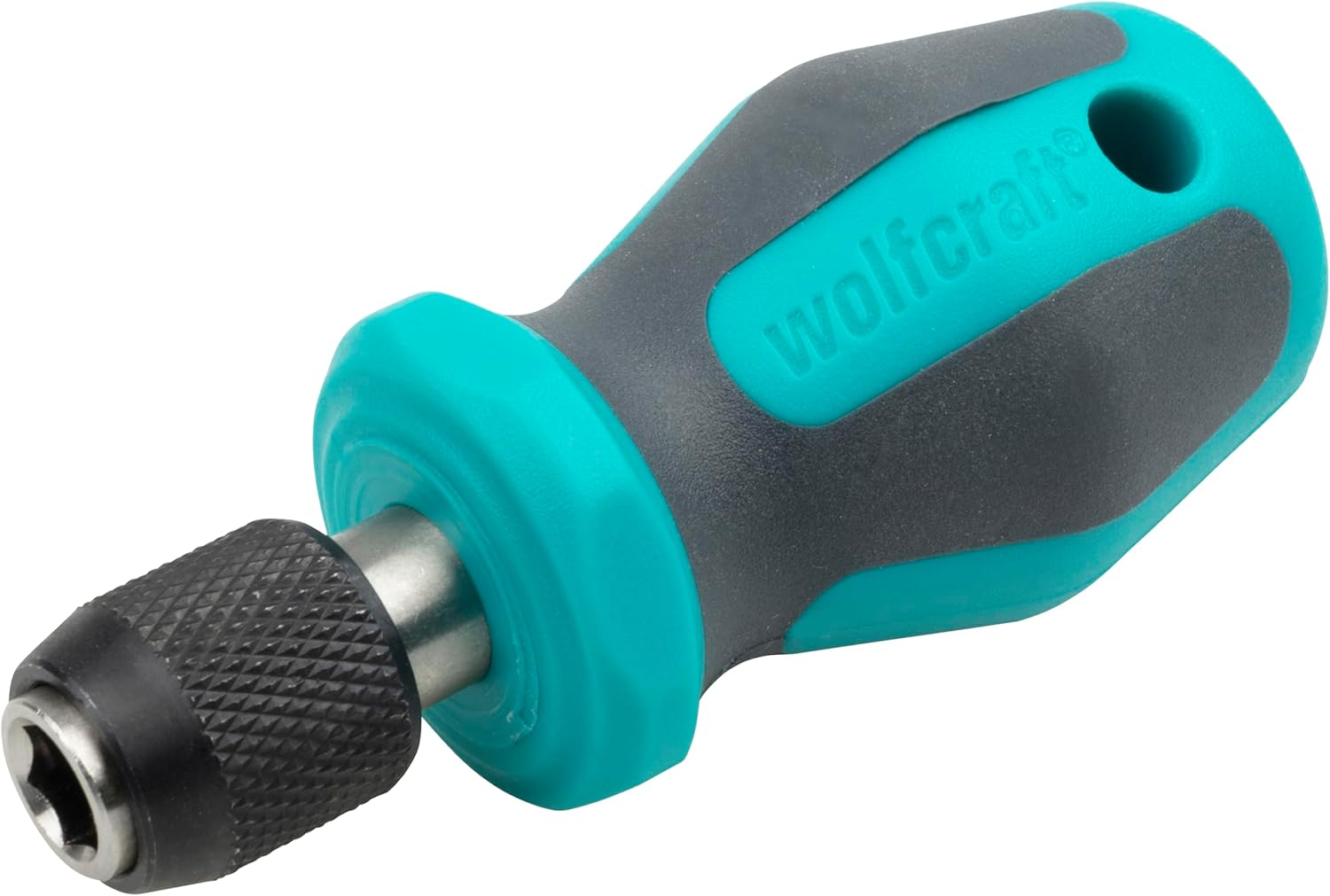 Wolfcraft Hand Screwdriver with Bit Socket, Short I 1239000 I for Tight Work Spaces image number 4