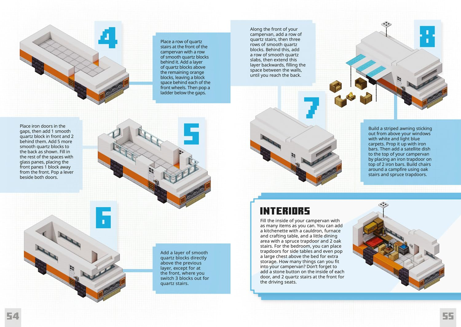 Minecraft Mega Bite-Size Builds: an Official Minecraft Illustrated Guide with over 20 Brand-New Mini-Projects to Build in the Game: Perfect for Beginners and Kids, Teens and Adults Alike! image number 5