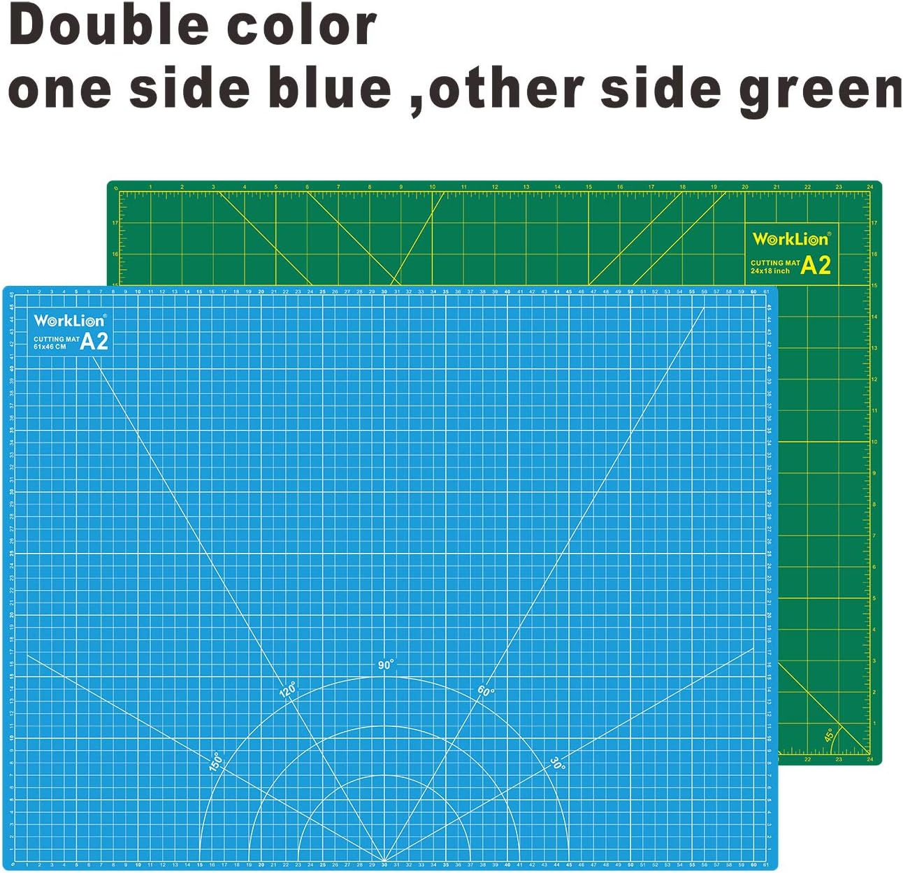 WORKLION 18'' X 24'' Large Self Healing PVC Cutting Mat, Double Sided, Gridded Rotary Cutting Board for Craft, Fabric, Quilting, Sewing, Scrapbooking - Art Project image number 4