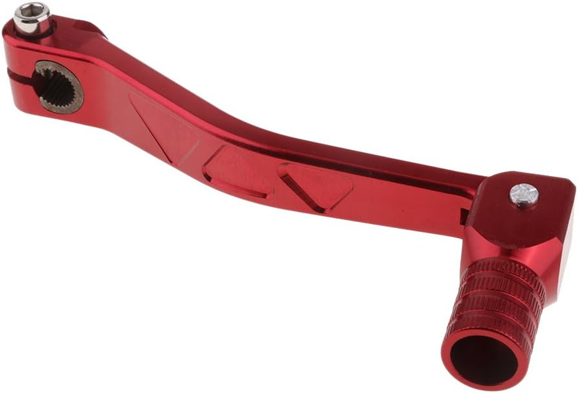 Gear Lever, Universal Motorcycle Folding Er Handle for TTR50 50Cc 70Cc 90Cc 110Cc 125Cc Quad Dirt Bike ATV Buggy, Red image number 2