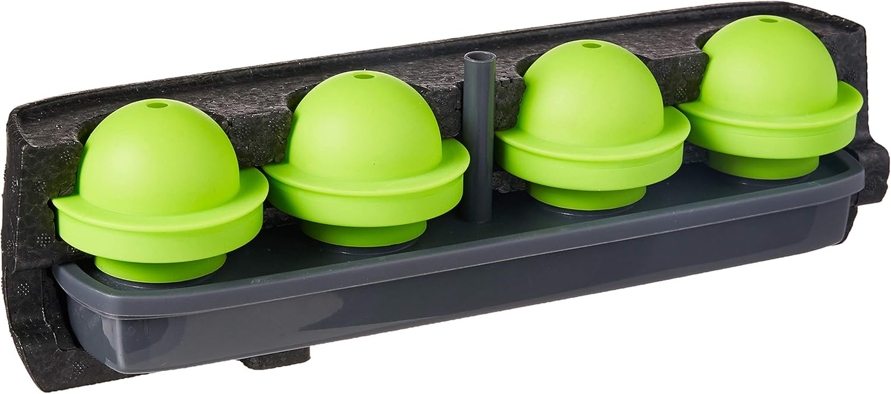 Tovolo Seamless Sphere Ice System, Compact, 2.5 Inch Crystal Clear Spheres - Set of 4 Molds,Black image number 6