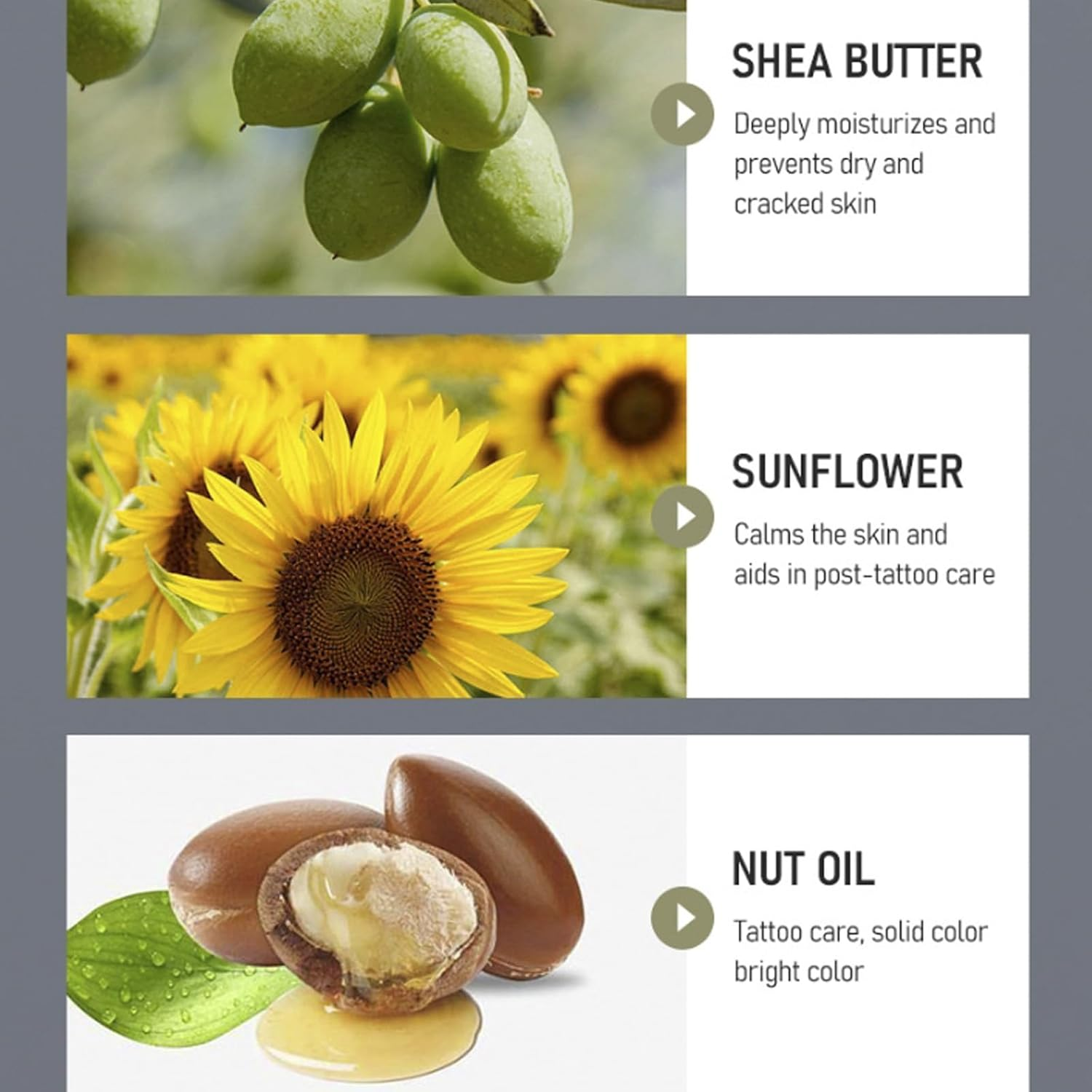 Tattoo Aftercare Butter Stick - 50G, Lubricates & Moisturizes with Shea Butter, Nut Oil & Sunflower Extract, Healing Brightener, Color Enhance image number 3