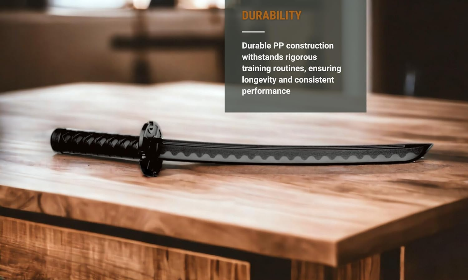 Wilora Polypropylene Wakizashi Training Swords &ndash; Set of 2 Durable Practice Swords for Martial Arts, Sparring, and Training with Lightweight, Resilient Design