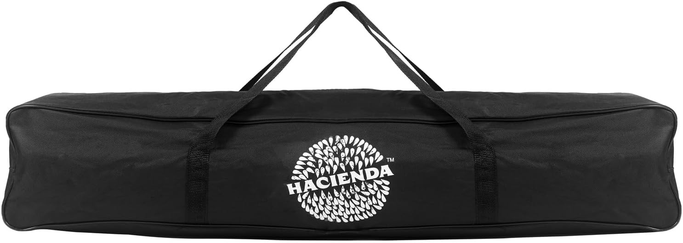 Hacienda Pickleball Set with 4 Fiberglass Paddles, 6 Balls, Net, and Carry Bag