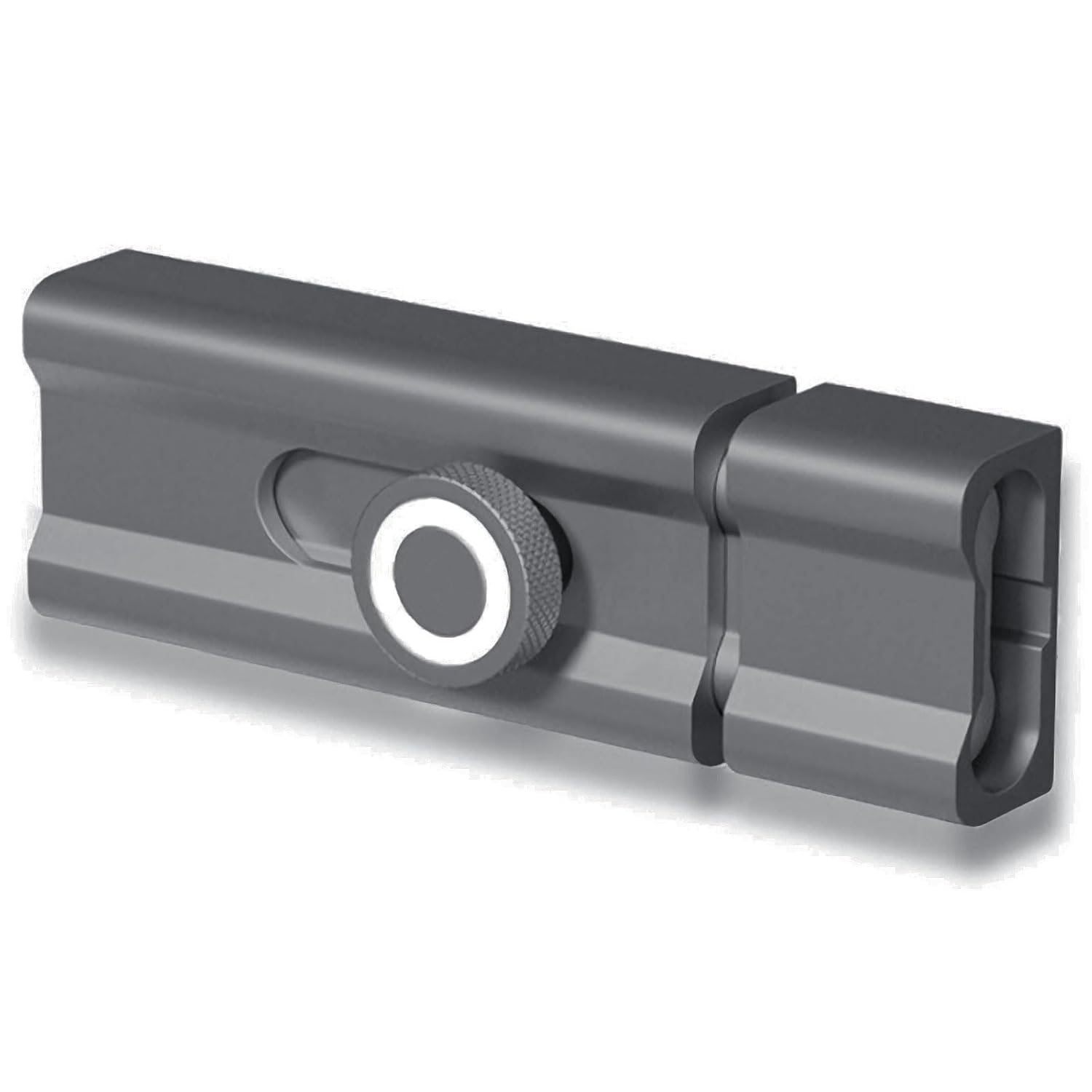 Door Bolt Locks 80Mm Aluminum Alloy Slide Bolt Latch Adhesive-Mounted Sliding Locks Home Safety Door Lock for Wood, Metal, Glass and More (Black)