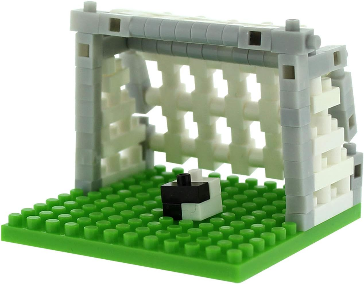 Idena 40147 - Football Postcard with a 3D Model Building Set with 142 Original Brixies Mini Building Blocks, Difficulty Level 1, Greeting Card or Gift for Children and Adults image number 3