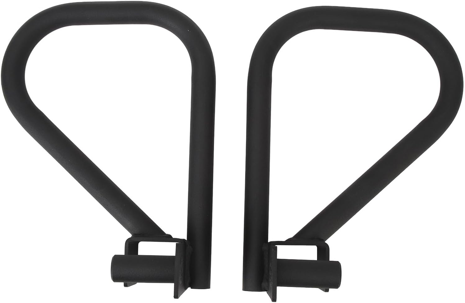 TOPINCN Power Cage Squat Rack Dip Bar Attachment Sturdy Iron Muti Grip Handles for Safe Fitness Workout Exercises 2 Pieces image number 4