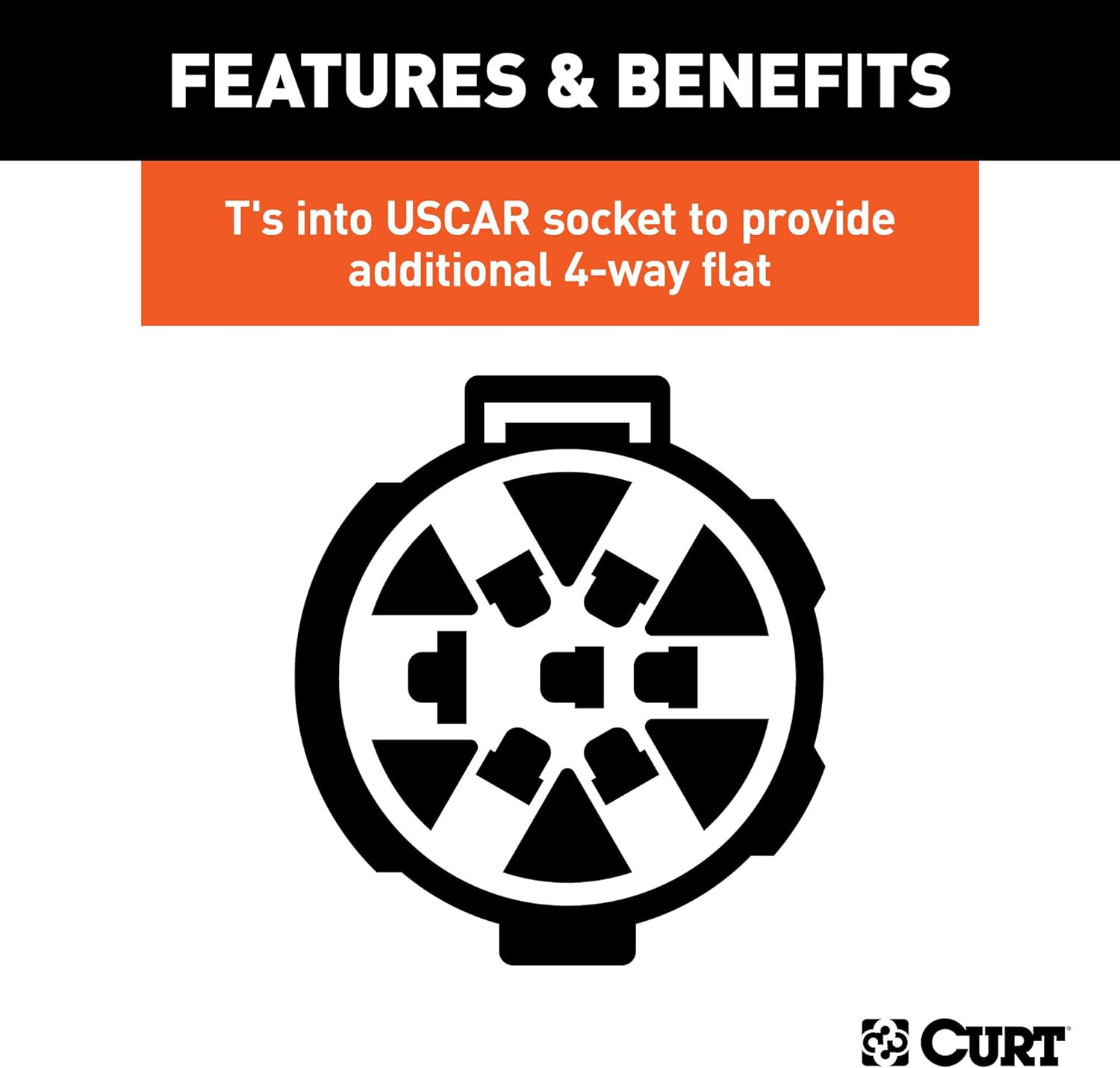 CURT 55384 Custom Wiring Connector image number 1