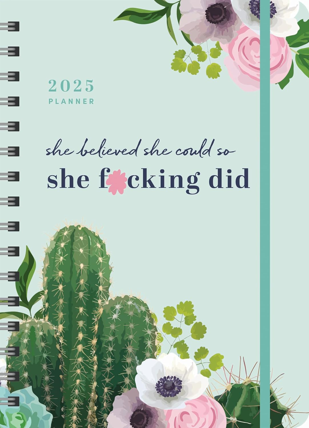 2025 She Believed She Could so She F*Cking Did Planner image number 6
