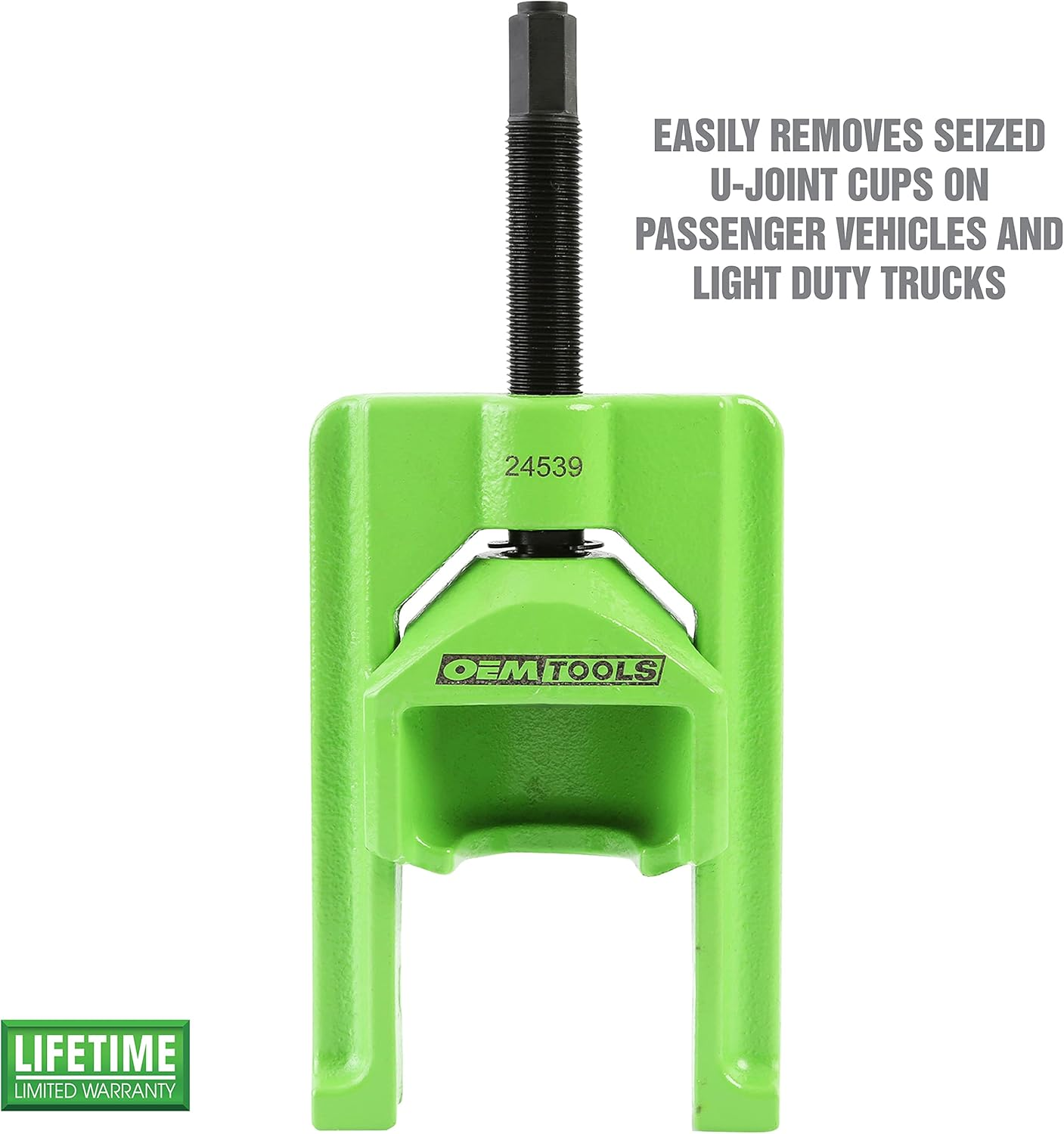 OEMTOOLS 24539 Automotive U Joint Puller, U Joint Removal Tools, U Joint Tool Works on Most Passenger Vehicles and Light Duty Trucks, Easy-To-Use U Joint Puller image number 2