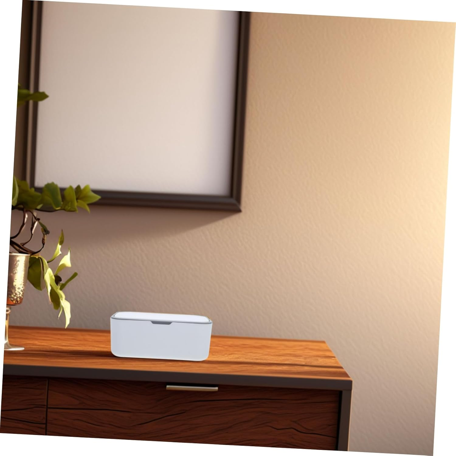 Tissue Box Lid Refillable Wipe Holder for Bathroom Nursery Travel Napkin Holder Tissue Box Case Wipes Container image number 1