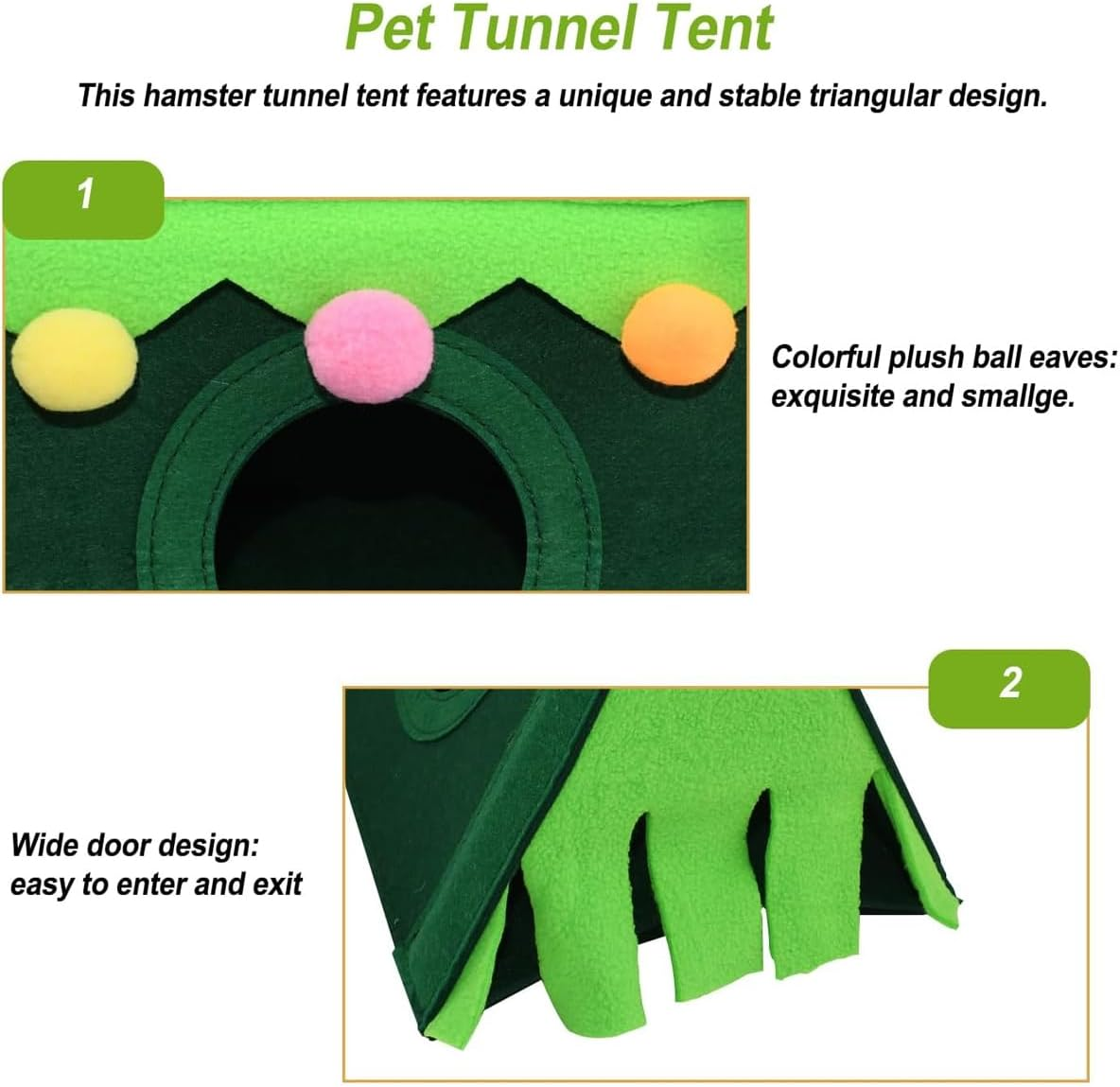 AIMALL Double Layer Small Pet Hammock &ndash; Cozy Warm Hanging Nest for Squirrels, Hamsters, and Other Small Animals, Easy to Install, 11.02 X 6.69 Inches image number 4