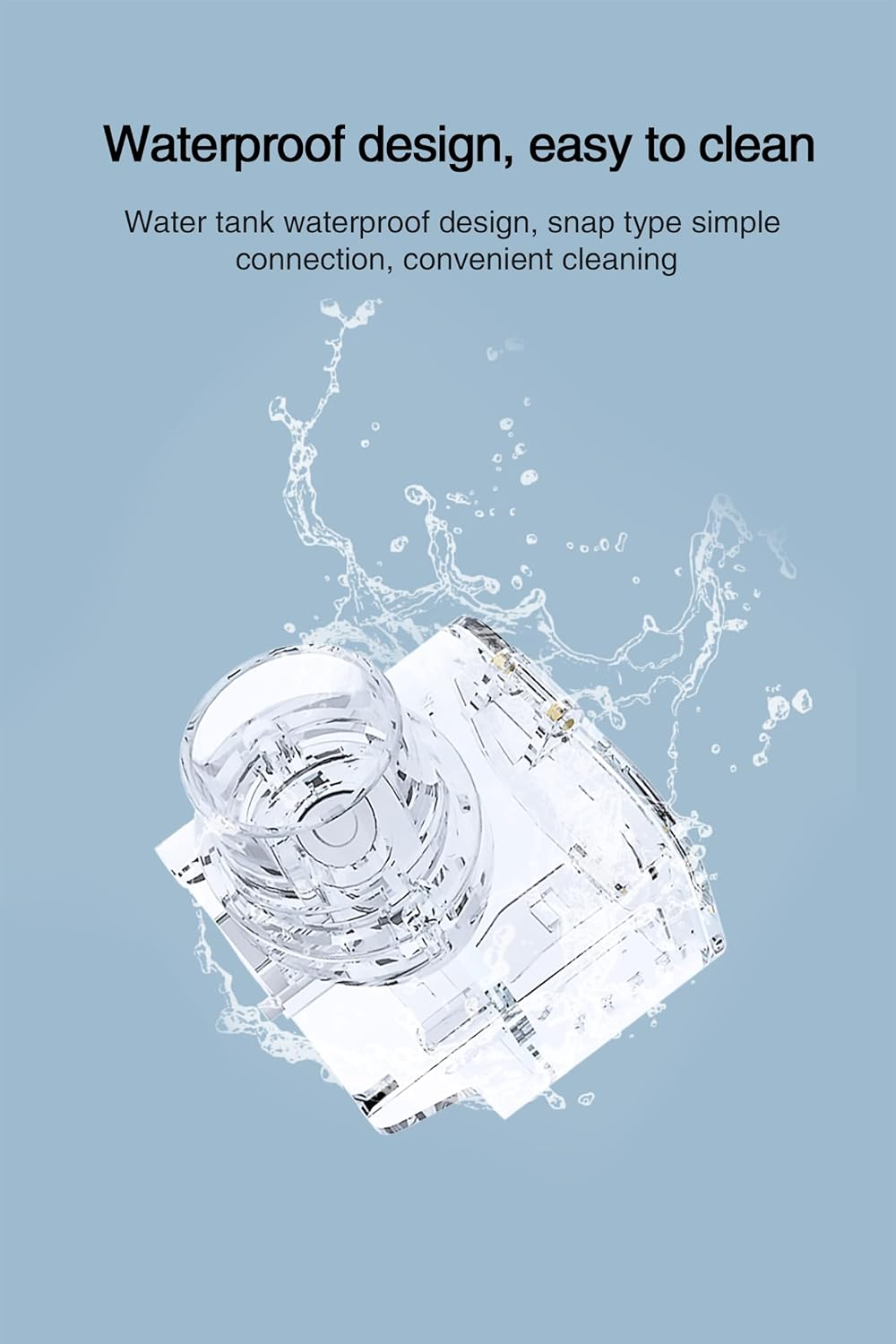 Handheld Mesh Inhaler Automatic Inhalators for Adults and Children Mini Ultrasonic Humidifier for Home and Rechargeable Travel Use Mesh Inhalators with Masks and Mouthpieces image number 5