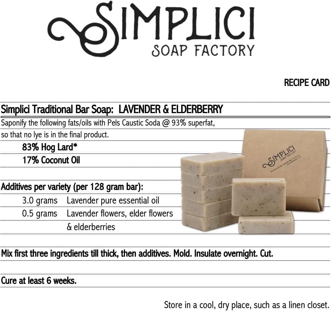 SIMPLICI Lavender Bar Soap Value Bag (6 Bars)