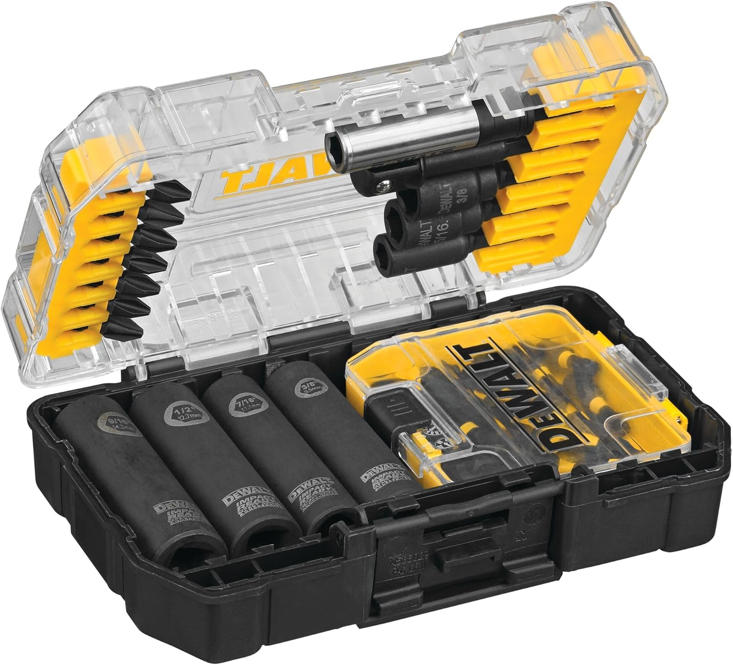 DEWALT DWA2T35IR IMPACT READY Flextorq Screw Driving Set, 35-Piece - 14-Piece Drill Bit Set image number 5