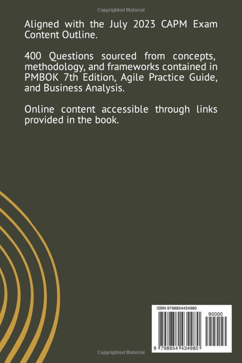 Project Management: Practice Questions for the CAPM Exam