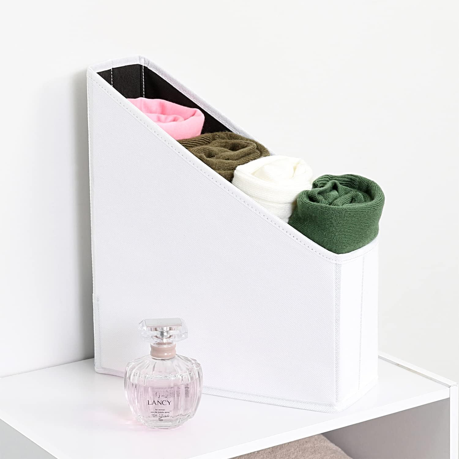 Astro 2 Pack Grey Non-Woven Drawer Divider Collapsible Storage Case for Underwear and Small Items 821-34 Medium image number 3