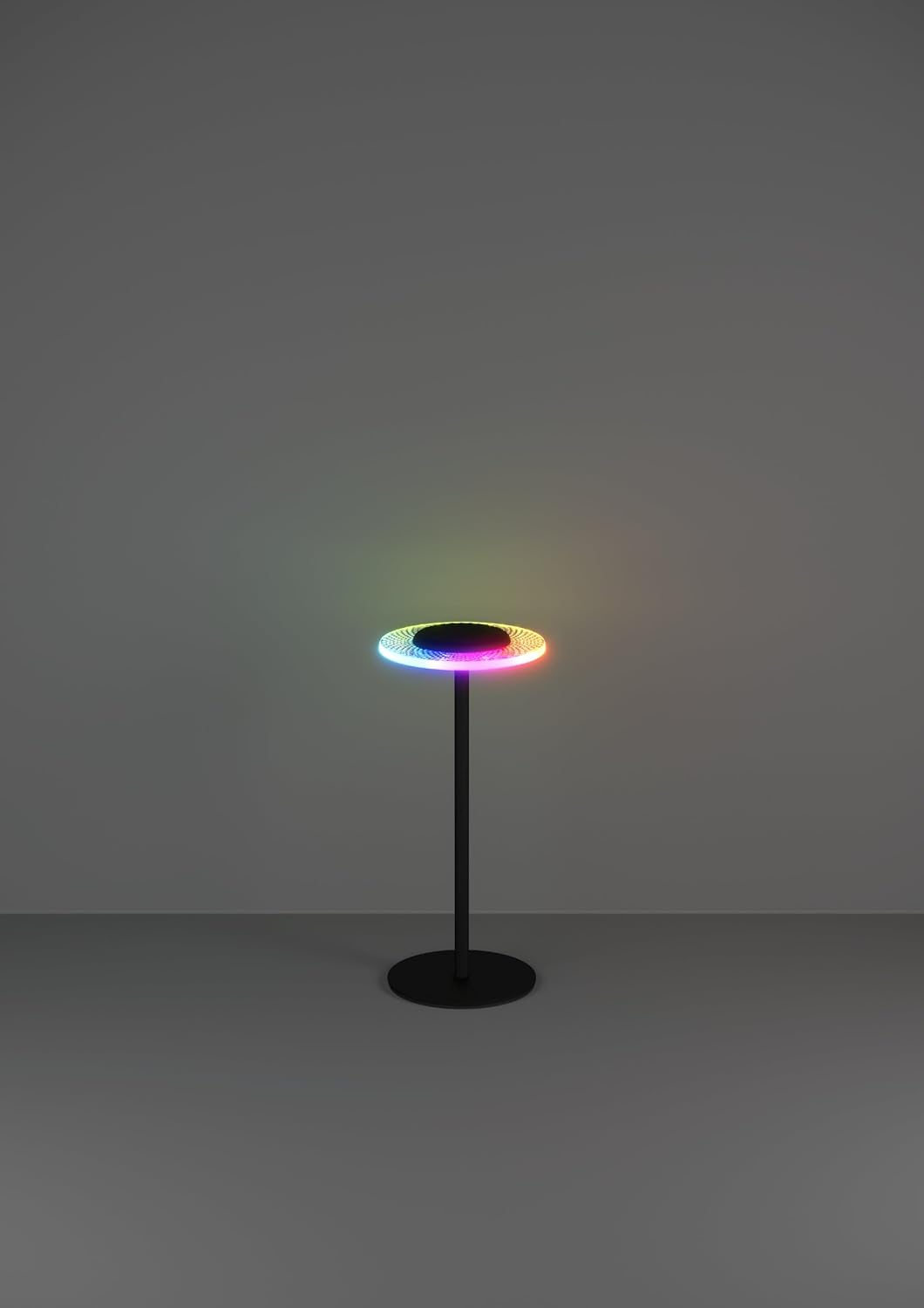 EGLO Trepella LED Battery Table Lamp, Wireless Table Lamp, Touch Dimmable with Colour Changing, Bedside Lamp Made of Metal in Black and Plastic in Transparent, RGB, Warm White image number 1